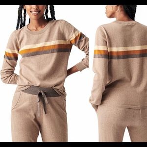 Faherty Horizon Surf Organic Cotton & Cashmere Sweater